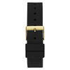 Guess Trend G Stitch Trend Gold-Tone Black Denim Strap Women's Watch GW0755L3 Watches Bevilles Jewellers 
