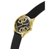 Guess Trend G Stitch Trend Gold-Tone Black Denim Strap Women's Watch GW0755L3 Watches Bevilles Jewellers 