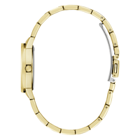 Guess Dress Charlotte Dress Gold-Tone Crystal Bezel Women's Watch GW0767L2 Watches Bevilles Jewellers 