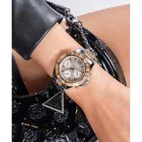 Guess Sport Majesty Sport Two Tone Gold and Silver-Tone Crystal Bezel Men's Watch GW0771L3 Watches Guess 