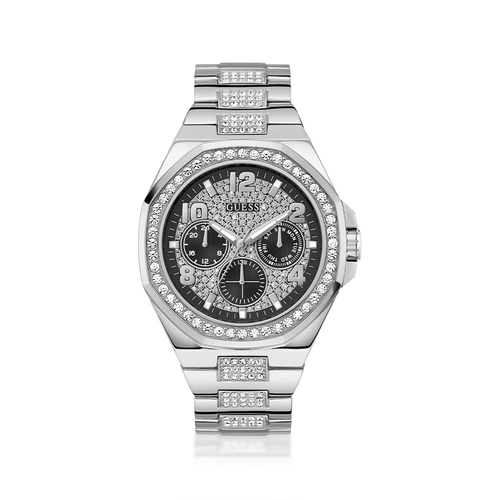 Guess Trend Empire Trend Silver-Tone Multi-function Men's Watch GW0785G3 Watches Guess 
