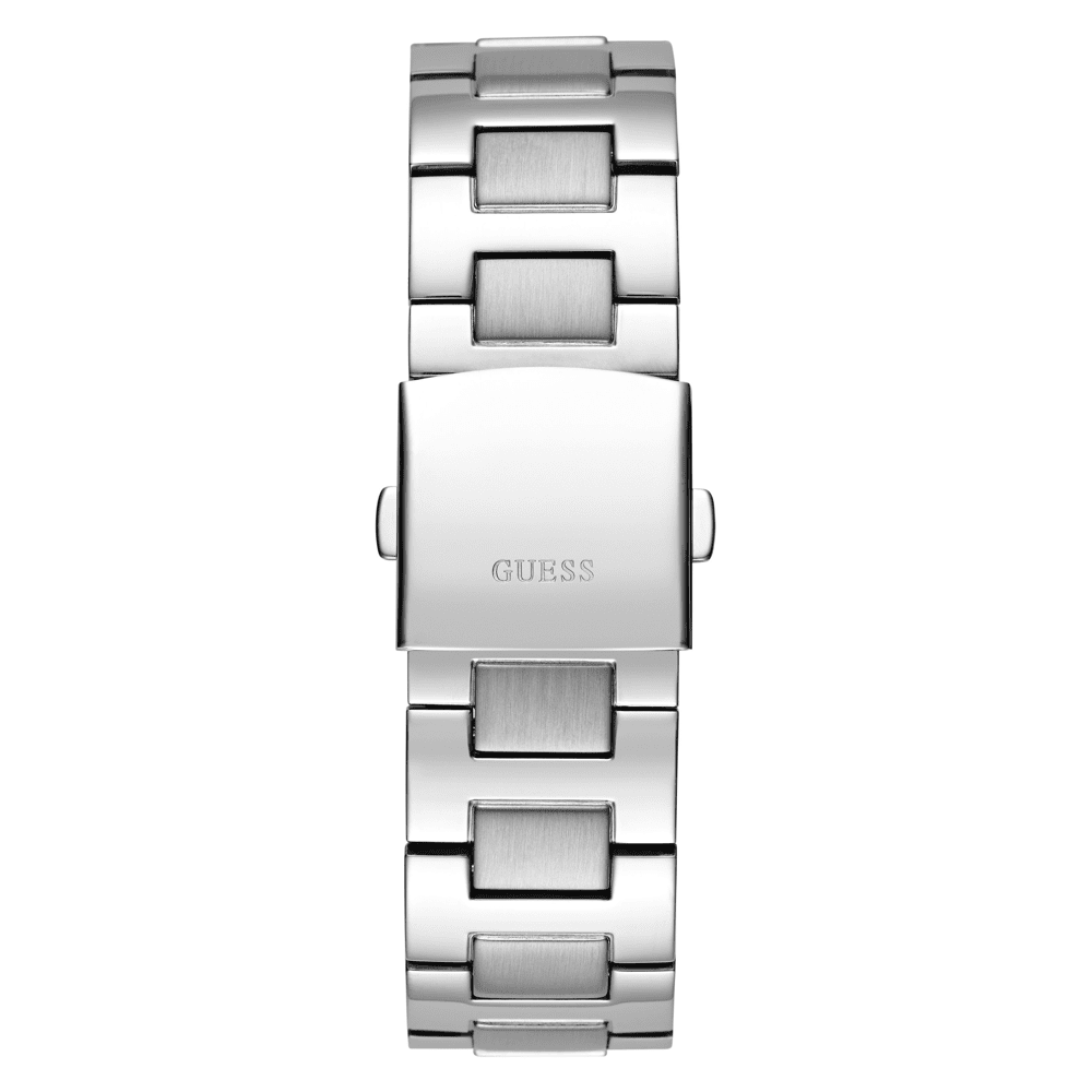 Guess Trend Empire Trend Silver-Tone Multi-function Men's Watch GW0785G3 Watches Bevilles Jewellers 