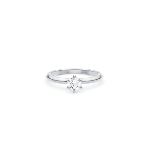 0.50ct Laboratory Grown Diamond Solitaire Ring in 18kt White Gold Rings Bevilles 