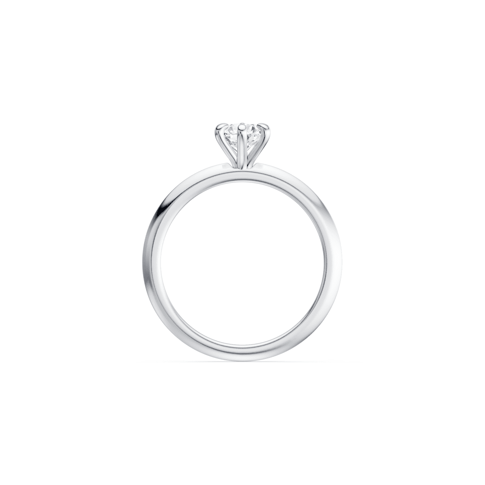 0.50ct Laboratory Grown Diamond Solitaire Ring in 18kt White Gold Rings Bevilles 