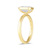 2.00ct Laboratory Grown Diamond Emerald Cut Solitaire Ring in 18ct Yellow Gold Bevilles Jewellers 