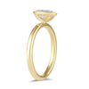 1.00ct Laboratory Grown Diamond Oval Cut Solitaire Ring in 18ct Yellow Gold Bevilles Jewellers 