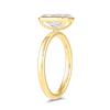 2.00ct Laboratory Grown Diamond Radiant Cut Solitaire Ring in 18ct Yellow Gold Bevilles Jewellers 