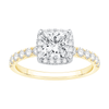 Princess Cut Solitaire Ring with 2.00ct of Laboratory Grown Diamonds in 18ct Yellow and White Gold Bevilles Jewellers 