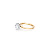 2.00ct Laboratory Grown Diamond Six Claw Solitaire Ring in 18kt Yellow Gold and 18kt White Gold Rings Bevilles 