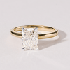 2.00ct Laboratory-Grown Diamond Radiant Cut Solitaire Ring in 18kt Yellow and White Gold Rings Bevilles 