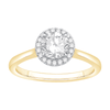 Solitaire Ring with 1.20ct of Laboratory Grown Diamonds in 18ct Yellow and White Gold Bevilles Jewellers 