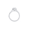 Oval Solitaire Ring with 1.15tw of Laboratory-Grown Diamonds in 18kt White Gold Rings Bevilles 