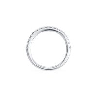 Anniversary Ring with 1/2ct of Laboratory Grown Diamonds in 18kt White Gold Rings Bevilles 