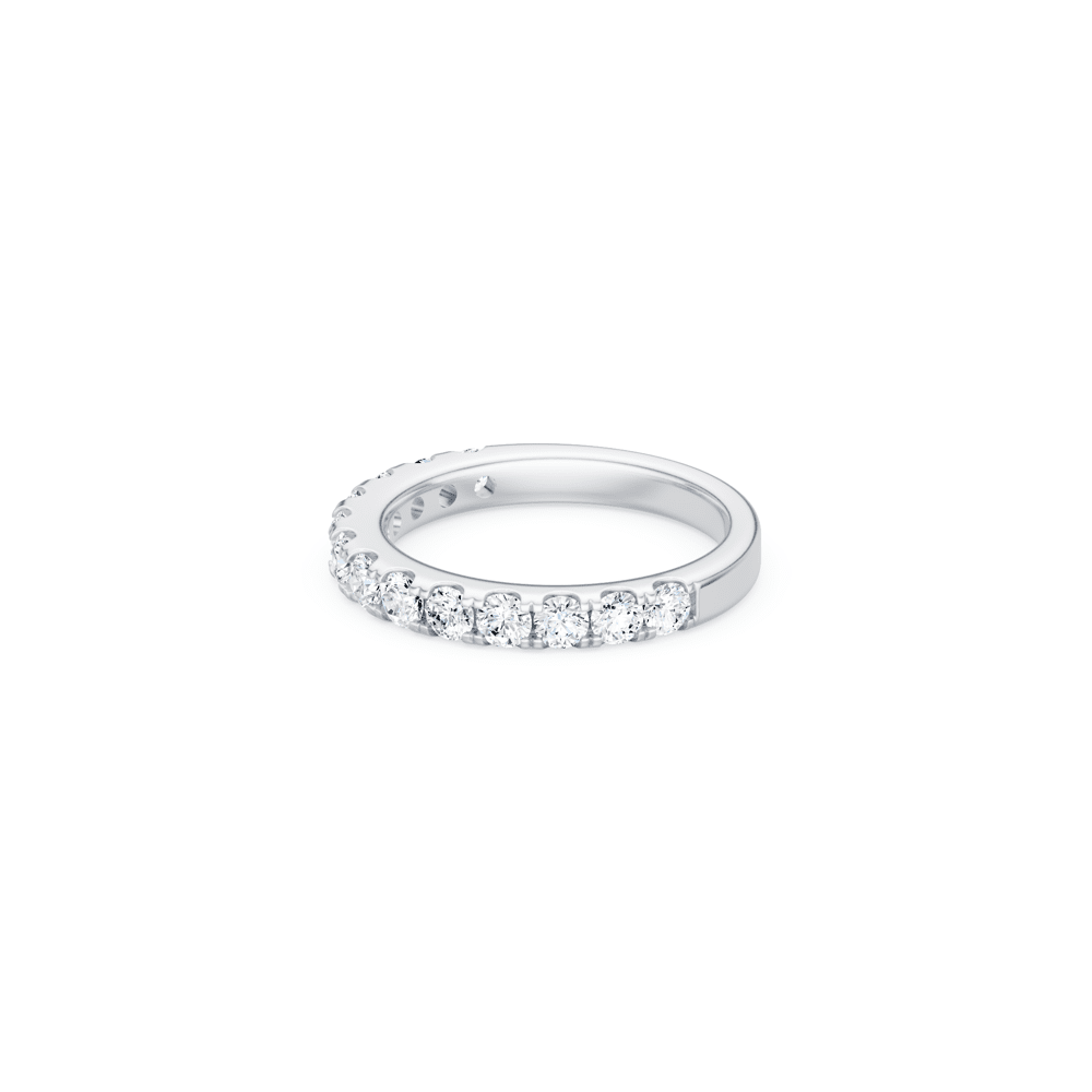 Anniversary Ring with 1.00tw of Laboratory-Grown Diamonds in 18kt White Gold Rings Bevilles 