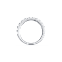 Anniversary Ring with 1.00tw of Laboratory-Grown Diamonds in 18kt White Gold Rings Bevilles 