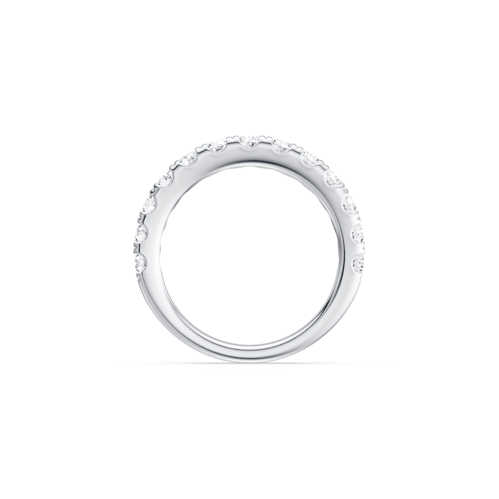 Anniversary Ring with 1.00tw of Laboratory-Grown Diamonds in 18kt White Gold Rings Bevilles 
