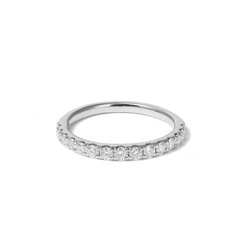 Anniversary Ring with 0.50tw of Laboratory-Grown-Diamonds in 18kt White Gold Rings Bevilles 