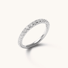 Anniversary Ring with 0.50tw of Laboratory Grown-Diamonds in 18kt White Gold Rings Bevilles 