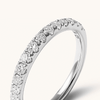 Anniversary Ring with 0.50tw of Laboratory Grown-Diamonds in 18kt White Gold Rings Bevilles 
