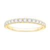 Anniversary Ring with 1/2ct of Laboratory Grown Diamonds in 18ct Yellow Gold Bevilles Jewellers 