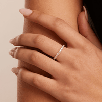 Anniversary Ring with 0.50tw of Laboratory-Grown Diamonds in 18kt Yellow Gold Rings Bevilles 