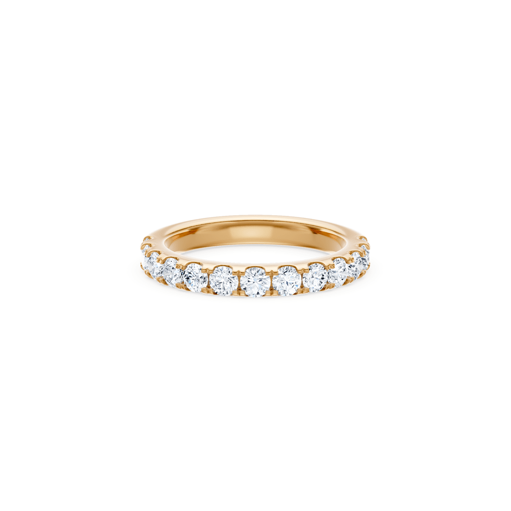 Anniversary Ring with 1.00tw of Laboratory-Grown Diamonds in 18kt Yellow Gold Rings Bevilles 