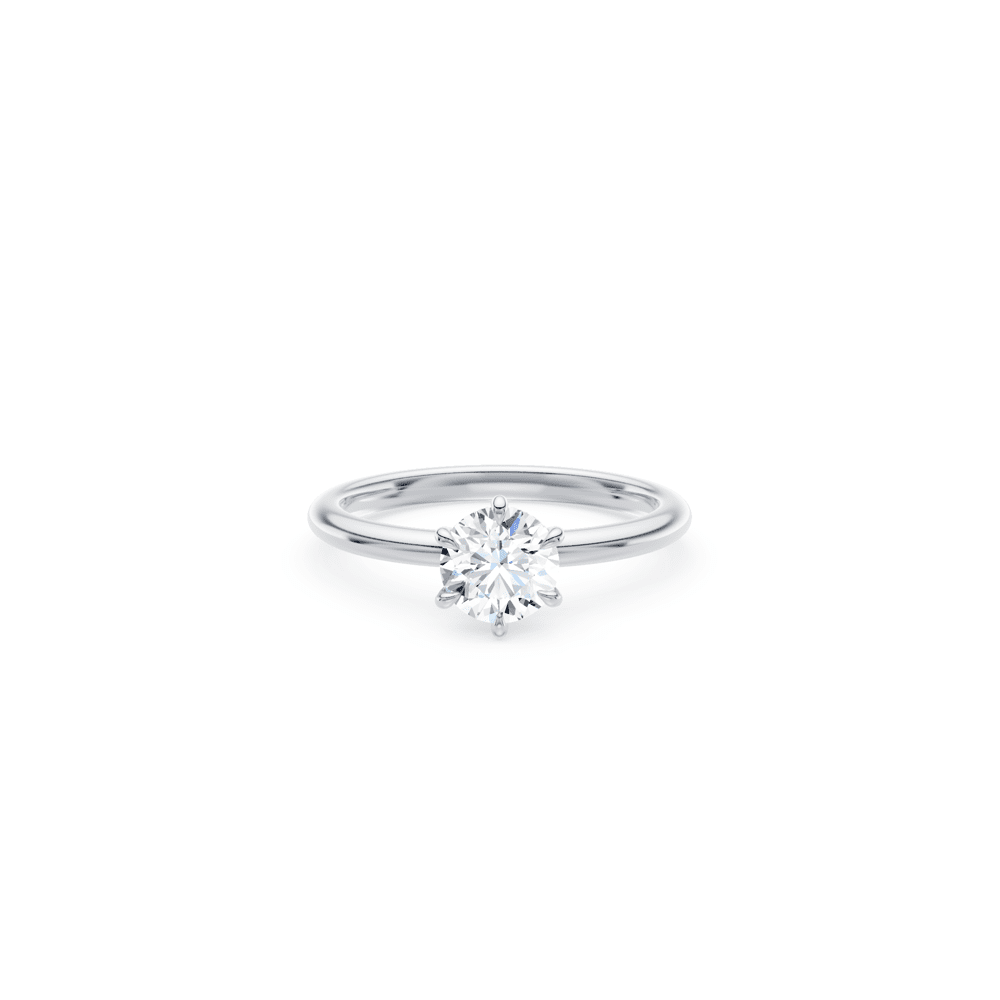 1.00ct Laboratory-Grown Diamond Solitaire Ring in 18kt White Gold Rings Bevilles 