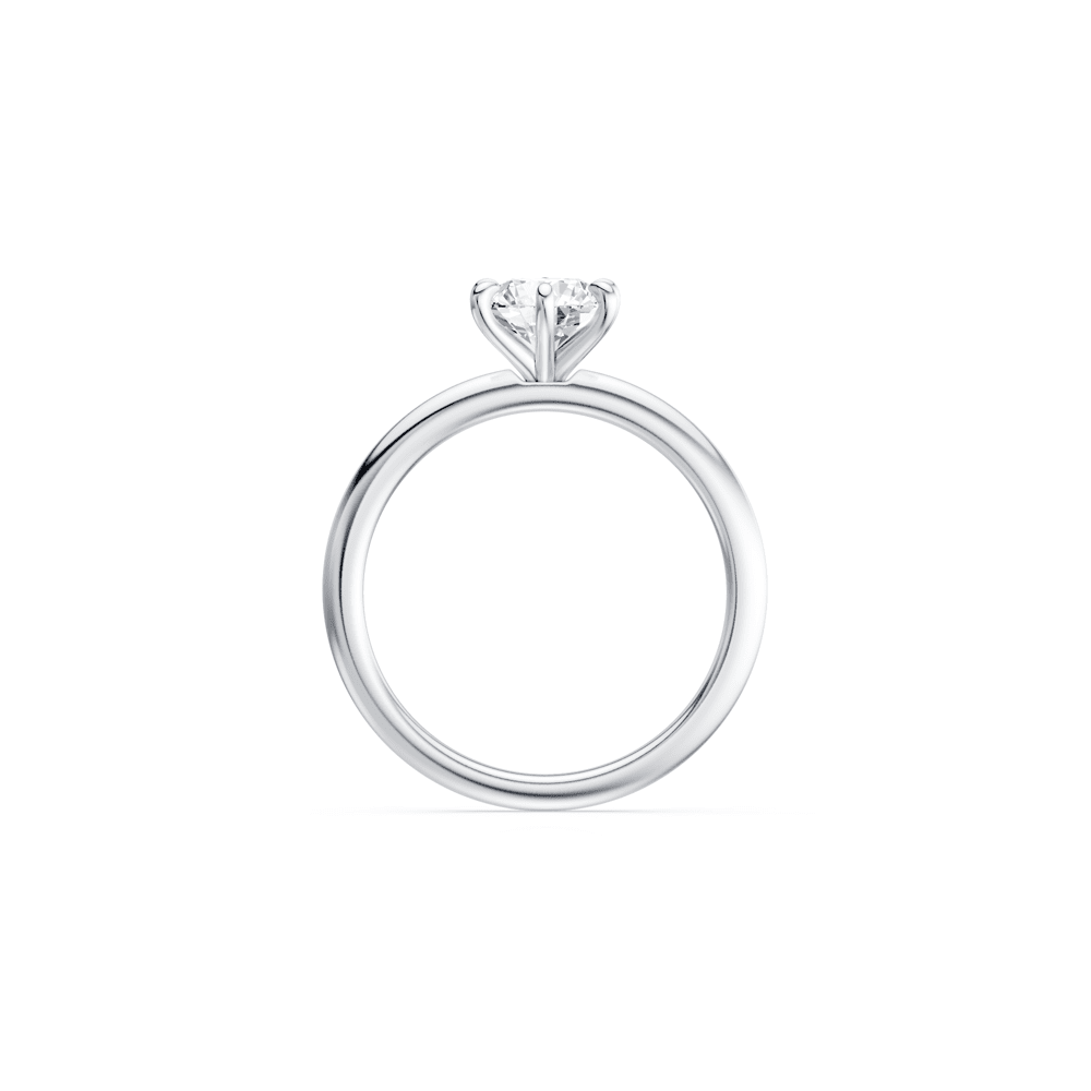 1.00ct Laboratory-Grown Diamond Solitaire Ring in 18kt White Gold Rings Bevilles 