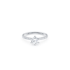 Solitaire Ring with 1.25tw of Laboratory-Grown Diamonds in 18kt White Gold Rings Bevilles 
