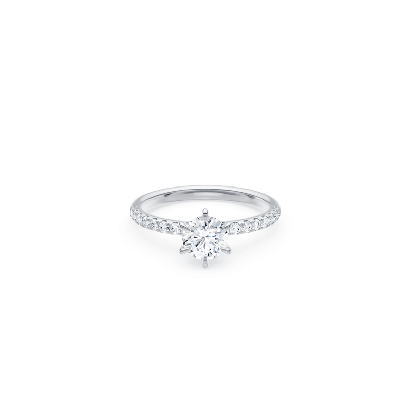 Solitaire Ring with 1.25tw of Laboratory-Grown Diamonds in 18kt White Gold Rings Bevilles 