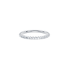 Anniversary Ring with 1/4ct of Laboratory Grown Diamonds in 18kt White Gold Rings Bevilles 