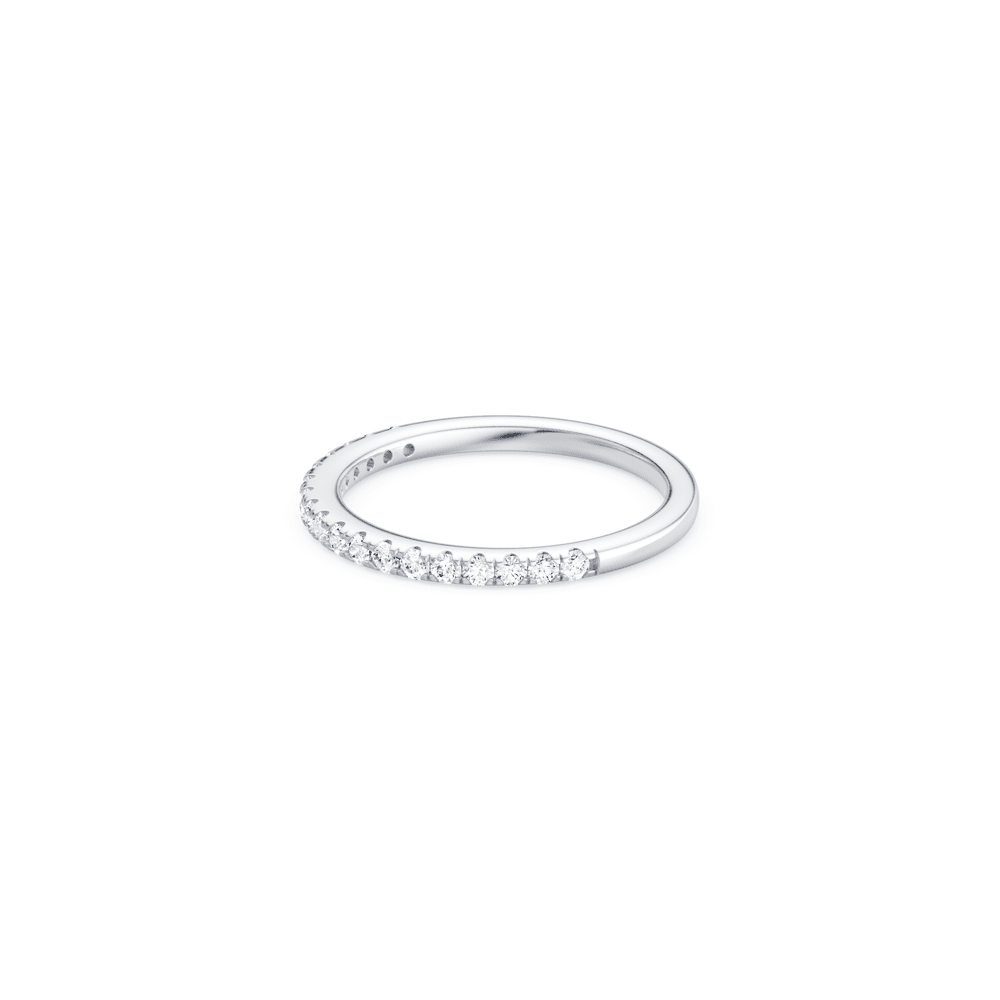 Anniversary Ring with 1/4ct of Laboratory Grown Diamonds in 18kt White Gold Rings Bevilles 