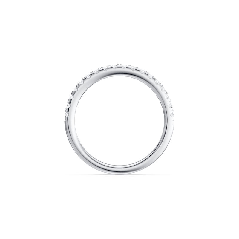 Anniversary Ring with 1/4ct of Laboratory Grown Diamonds in 18kt White Gold Rings Bevilles 