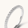 Anniversary Ring with 0.25tw of Laboratory-Grown Diamonds in 18kt White Gold Rings Bevilles 