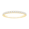 Anniversary Ring with 1/4ct of Laboratory Grown Diamonds in 18ct Yellow Gold Bevilles Jewellers 