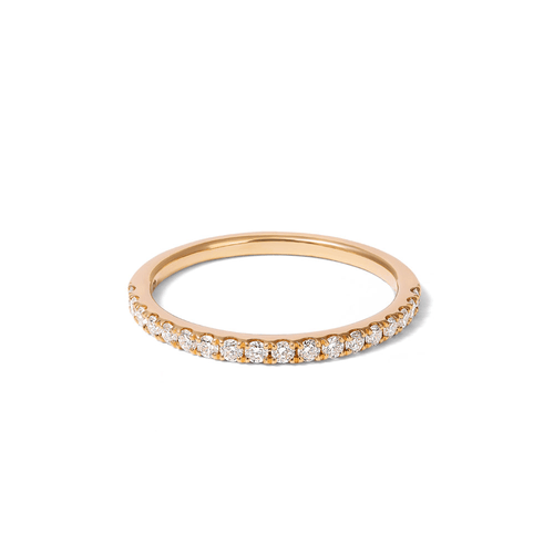 Anniversary Ring with 0.25tw of Laboratory-Grown Diamonds in 18kt Yellow Gold Rings Bevilles 