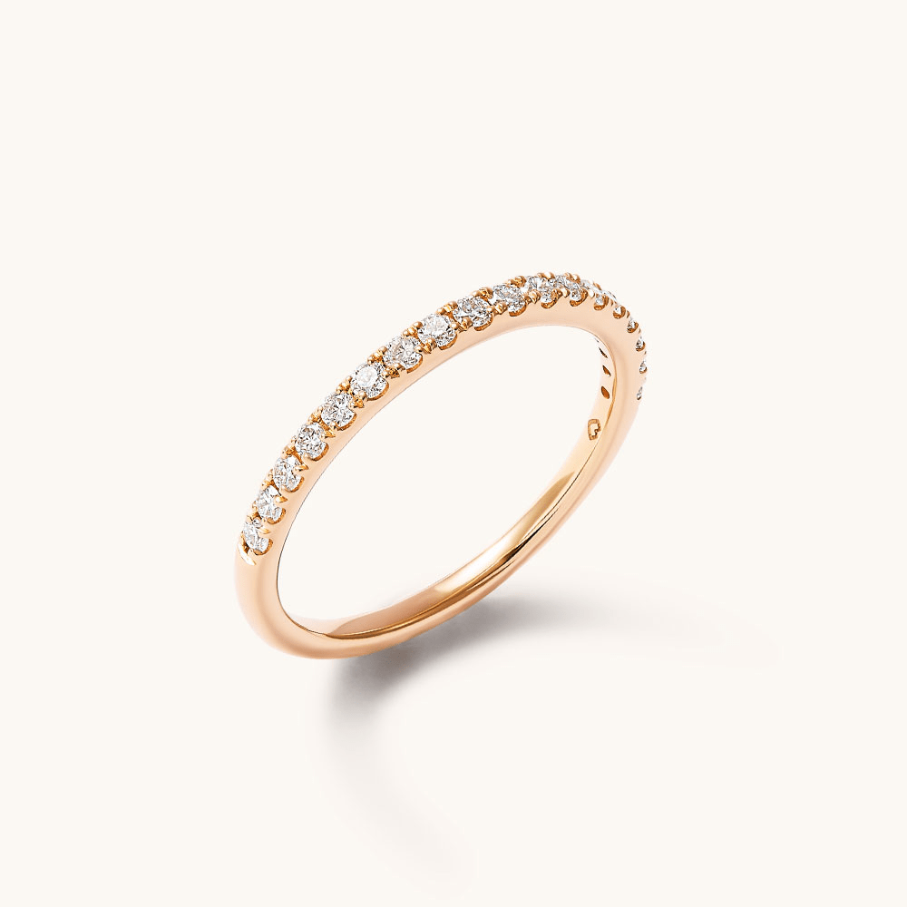 Anniversary Ring with 0.25tw of Laboratory-Grown Diamonds in 18kt Yellow Gold Rings Bevilles 