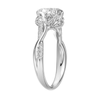 Triple Oval Stone ring with 2.00ct of Laboratory Grown Diamonds in 18ct White Gold Bevilles Jewellers 