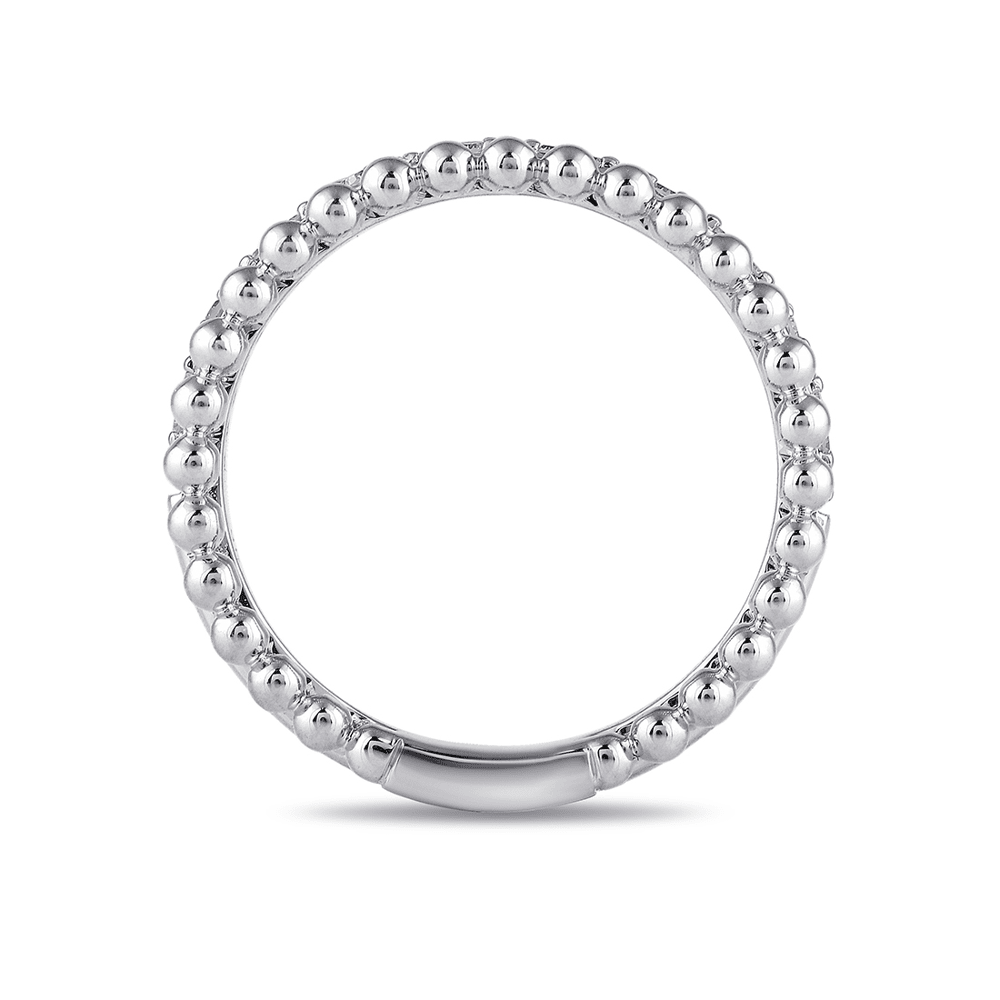 3 Row Stackable Ring with 0.10ct of Diamonds in Sterling Silver Bevilles Jewellers 
