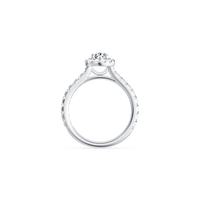 Pear Ring with 1.50ct of Laboratory Grown Diamonds in 9kt White Gold Rings Bevilles 