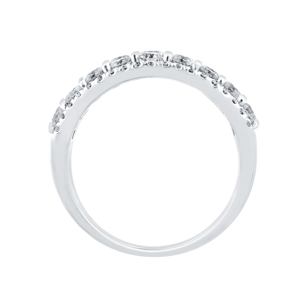Multi Row Ring with 2.00ct of Laboratory Grown Diamonds in 9ct White Gold Bevilles Jewellers 