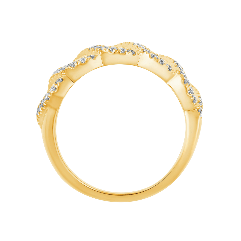 Dress Ring with 1.95ct of Laboratory Grown Diamonds in 9ct Yellow Gold Bevilles Jewellers 