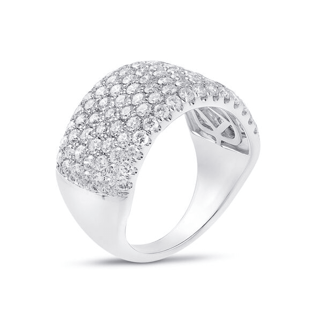 Dress Ring with 2.00ct of Laboratory Grown Diamonds in 9ct White Gold Bevilles Jewellers 