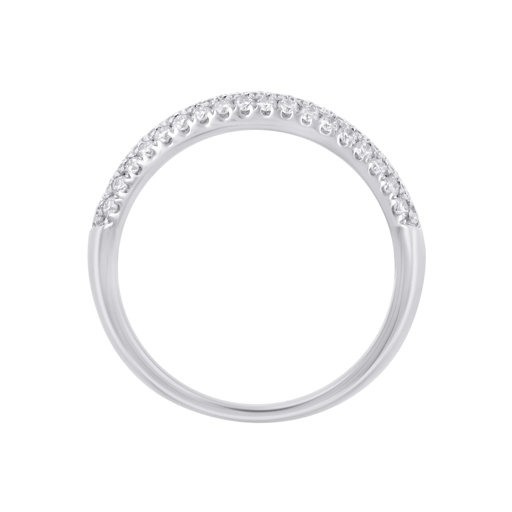 Dress Ring with 1.00ct of Laboratory Grown Diamonds in 9ct White Gold Bevilles Jewellers 