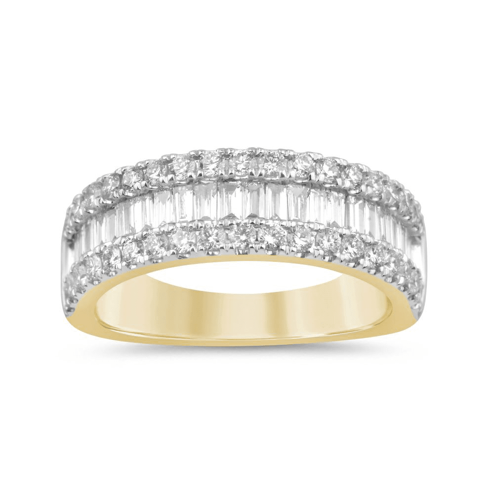 Dress Ring with 1.00ct of Laboratory Grown Diamonds in 9ct Yellow Gold Bevilles Jewellers 