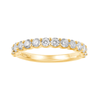 Anniversary Ring with 0.85ct of Laboratory Grown Diamonds in 9ct Yellow Gold Bevilles Jewellers 