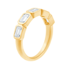 5 Stone Ring with 1.25ct of Laboratory Grown Diamonds in 9kt Yellow Gold Rings Bevilles 