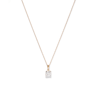 45cm 1.50ct Laboratory-Grown Diamond Solitaire Necklace in 9kt Yellow Gold Necklaces Bevilles 