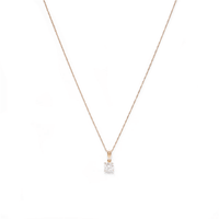 45cm 0.50ct Laboratory-Grown Diamond Solitaire Necklace in 9kt Yellow Gold Necklaces Bevilles 