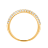 Channel Dress Ring with 1.50ct of Laboratory Grown Diamonds in 9ct Yellow Gold Bevilles Jewellers 